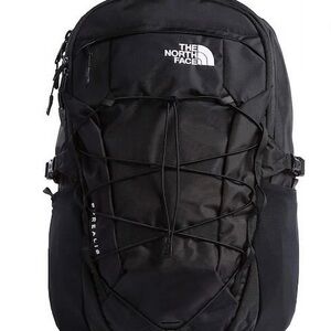 The North Face Men's Black Backpack with Bungee Cord